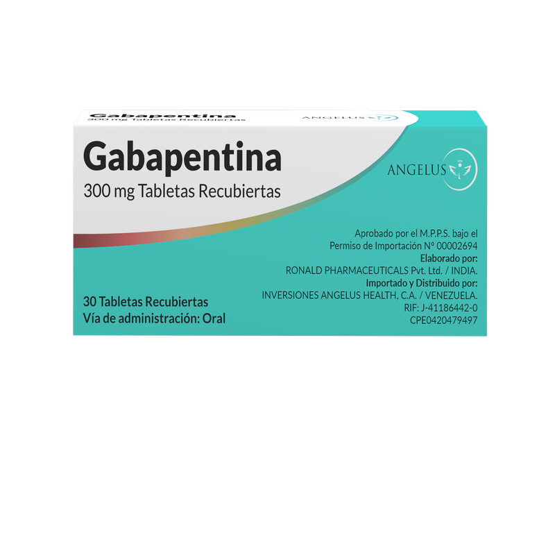 Gabapentina 300 mg frontal